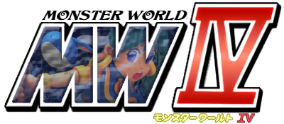 Monster World IV logo for Sega Mega Drive